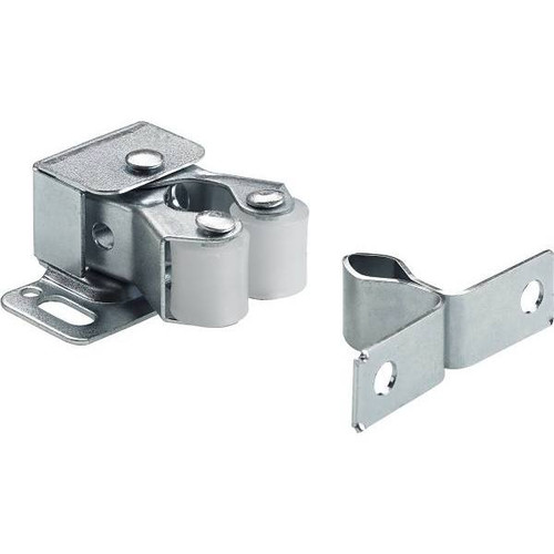 Everbilt Double Roller Catch With Spear (Plated Zinc)