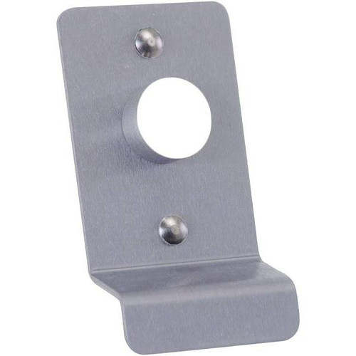 Detex V Series Grade-1 Night Latch P-Pull No Cylinder Exit Trim (Aluminum)