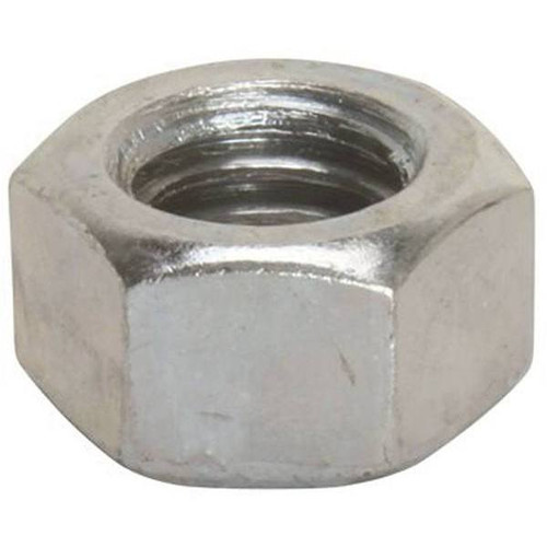 3/8" X 16", Zinc Hex Nuts, Package Of 100-Pack