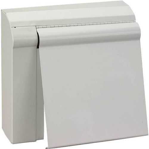 Slant/Fin 8 In. Fine/Line 30 Left Valve Cover For Baseboard Heaters (Nu-White)