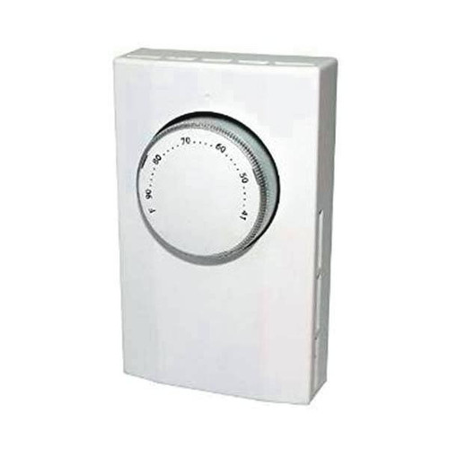 King White Line Voltage Double Pole Mechanical Bi-Metal Thermostat