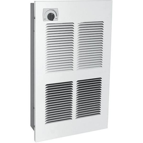 King Efw Series 240v 4000w Large Multi-Watt Wall Heater White W/ Single Pole Stat White