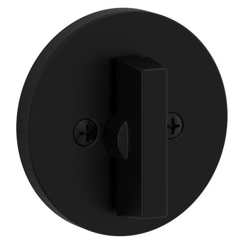 Kwikset 663 Series Matte Black Single-Sided Thumb Turn Deadbolt With Microban Technology