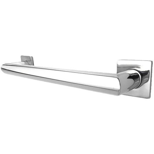 Preferred Bath Decorative Grab Bar 12 X 1.25" Bright Polished Stainless Blended