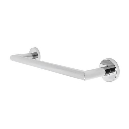 Preferred Bath Anello 24 Inch Glass Mounted Towel Bar Polished Chrome