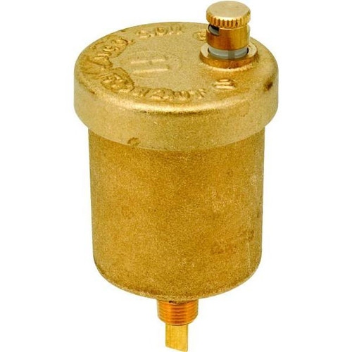 Honeywell 1/8 In. Npt Goldtop Air Vent Connector For Heating And Cooling Systems