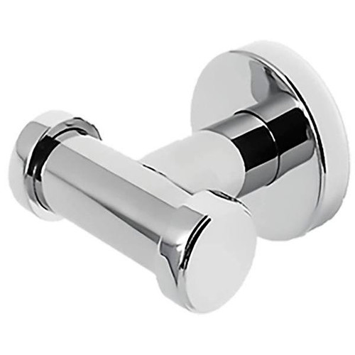 Preferred Bath Anello Double Robe Hook Polished Chrome