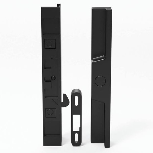 Surface Sliding Glass Door Handle Black