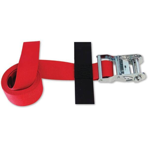 Snap-Loc 8 Ft. X 2 In. Red Cinch Strap W/ Ratchet
