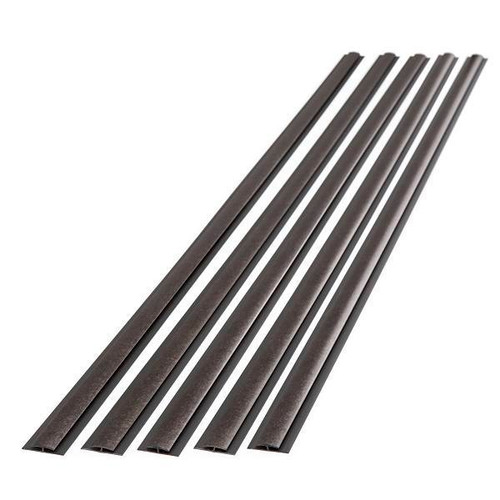 Fasade 47" Vinyl Divider Trim, Smoked Pewter, Package Of 5