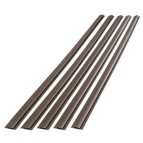 Fasade 47" Vinyl Divider Trim, Argent Bronze, Package Of 5
