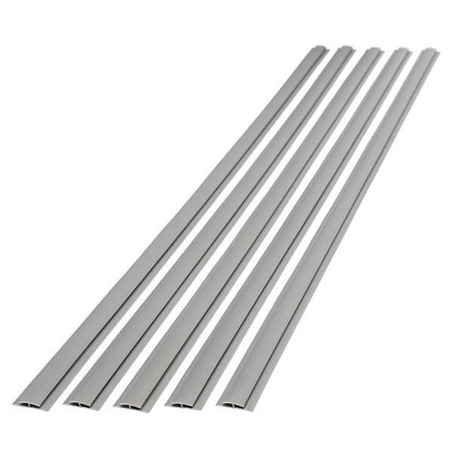 Fasade 47" Vinyl Divider Trim, Argent Silver, Package Of 5