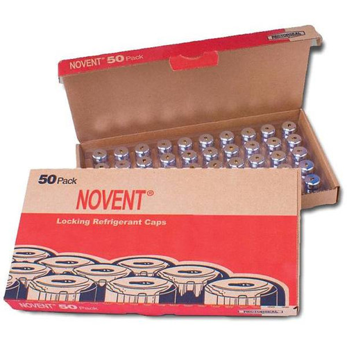 Rectorseal Novent Silver Universal 1/4" Thread Refringent Cap Package Of 100