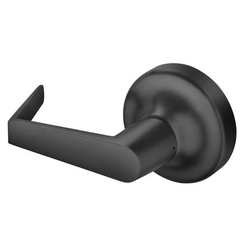 Yale Au-448f Exit Device Passage Lever Trim Black Suede Powder Finish