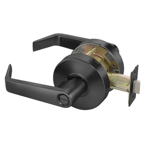 Yale 4602ln Au Privacy Lever Lockset Black Suede Powder Grade 2