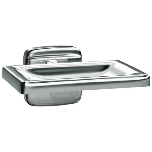 ASI American Specialties, Inc. Soap Dish One Piece Stainless Steel Brite Finish