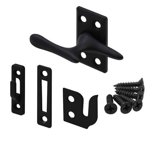 Prime-Line Steel Sliding Window Sash Lock, Matte Black