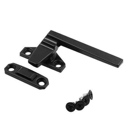 Prime-Line Casement Locking Handle With Offset Base, Right-Handed, Matte Black
