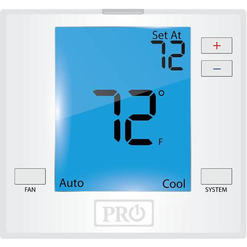Pro1 Digital Thermostat, Non-Programmable, Universal