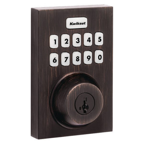 Kwikset Home Connect 620 Venetian Bronze Smart Electronic Deadbolt With Smartkey Security