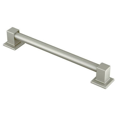 Moen 90 Degree Brushed Nickel 12" Designer Grab Bar