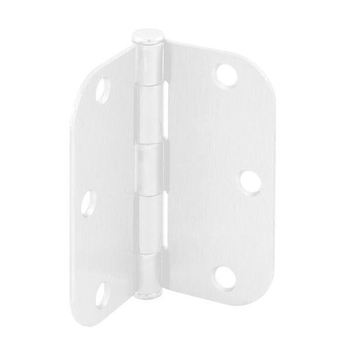 Prime-Line 3-1/2" Residential Pivot Door Hinge, White, Package Of 12