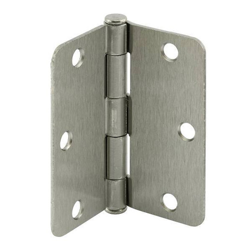 Prime-Line 3-1/2" Pivot Door Hinge, Residential Satin Nickel, Package Of 12