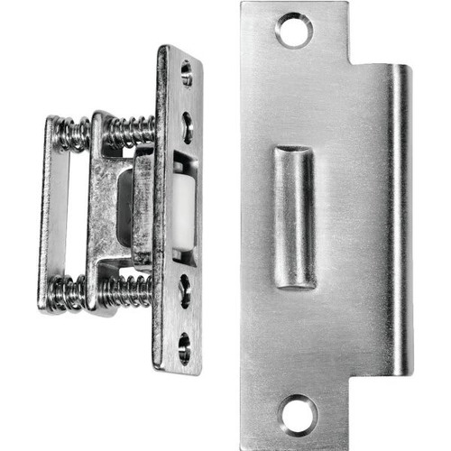 Rockwood 1.25 X 4.88 In Cast Brass Roller Latch (Satin Chrome)
