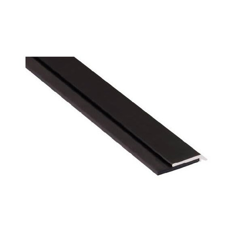 Pemko 48 X 1 In Dark Bronze Door Bottom Sweep W/ Insert (Black)