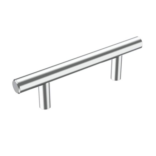 Seasons 3 In. Center-To-Center 5 In. Length T-Bar Chrome Drawer Pull, 10-Pack
