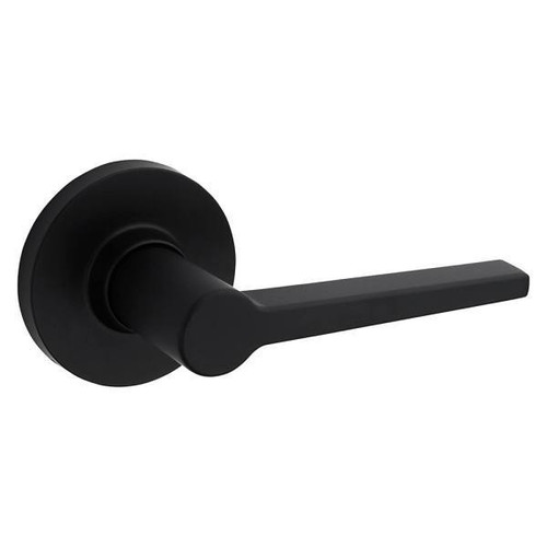 Kwikset Daylon Matte Black Hall/Closet Passage Door Lever