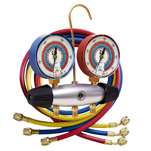 JB Industries Zeppelin 2-Valve Aluminum Manifold,a2l Gauges