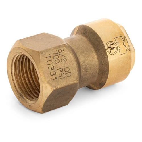 Mueller Streamline 3/8" OD Flare X ACP Sae, Package Of 10