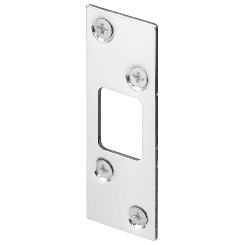 Prime-Line High Security Deadbolt Strike,stainless Steel