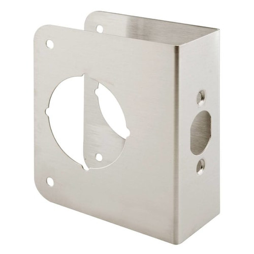 Prime-Line Single Bore Hole Lock And Door Reinforcement Plate