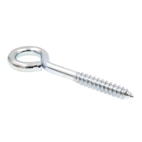 Prime-Line Screw Eyes Lag Thread 3/8" X 4-1/2" Zinc Plated Steel Package Of 10