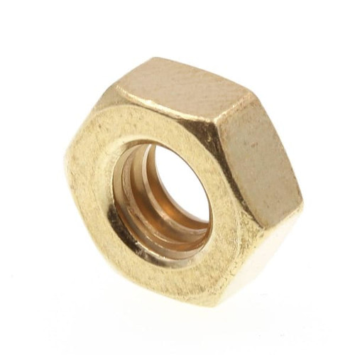 Prime-Line Machine Screw Hex Nuts 1/4"-20 Solid Brass Package Of 25