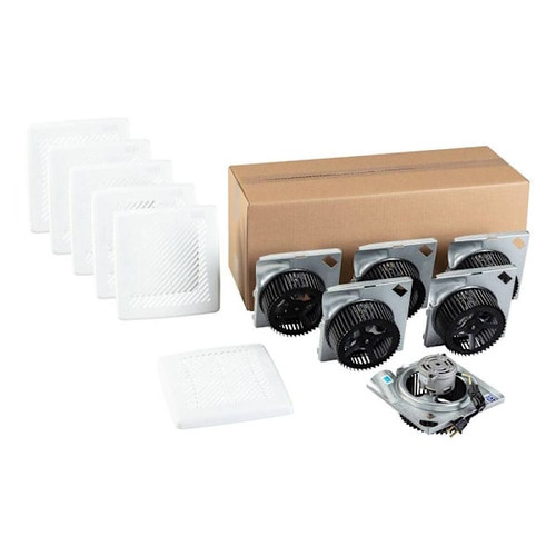 Broan-Nutone Economy 50 CFM ENERGY STAR Fan, Louvered Grille,2.0 Sones Finish, Package Of 6