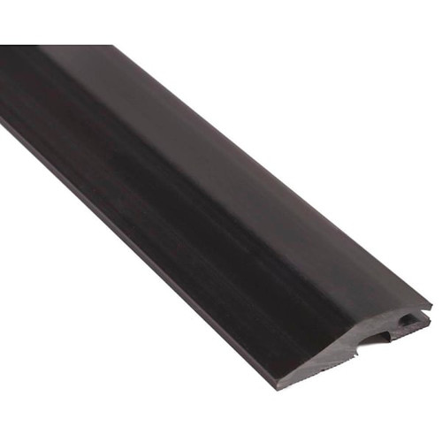 NGP Vinyl Carpet/Tile Divider Threshold, 3/4" X 3-1/2", Black, 36"