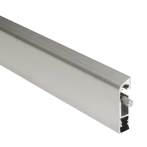 NGP Auto Door Bottom With Neoprene Seal, Surface Mounted, Anodized, 36"