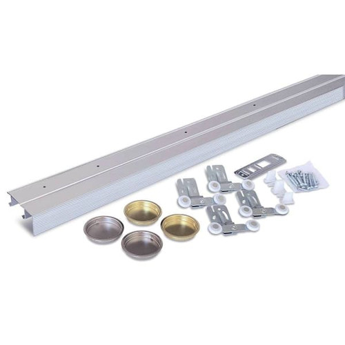 NGP Aluminum By-Pass Side Mount Track System, 75 Lbs, 96"