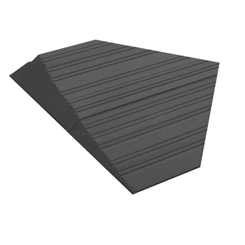 NGP ADA Ramp, Rubber, 1/2" X 6", Black, 72"