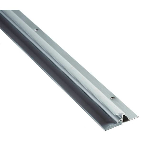NGP Door Sweep With 1/2" Vinyl Seal & Drip Guard, Anodized, 48"