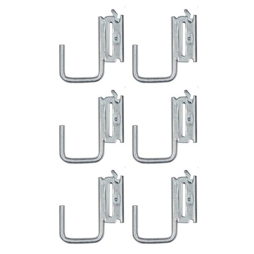 Snap-Loc E-Track Multi-Purpose J-Hook 2 In. Hanger Package Of 6