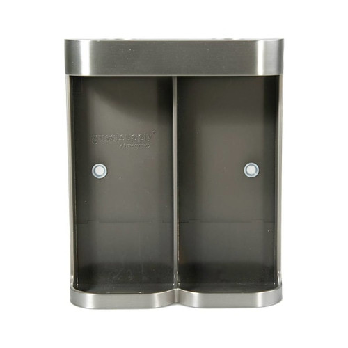 Gilchrist & Soames Ultralux ABS 9.5oz Double Dispenser Bracket, Chrome Satin