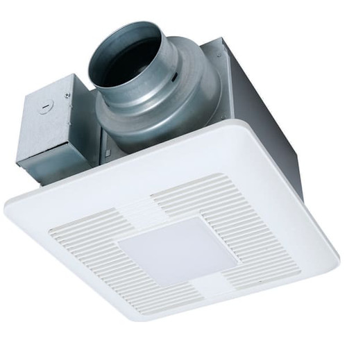 Panasonic Whisperceilingdc Fan/Dimmable LED Night-Light 50/80/110 CFM 2x8