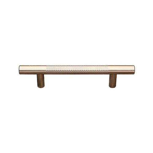 Seasons Delta 3-3/4" Ctc Modern Cabinet Pull, Textured Gold, Package Of 5