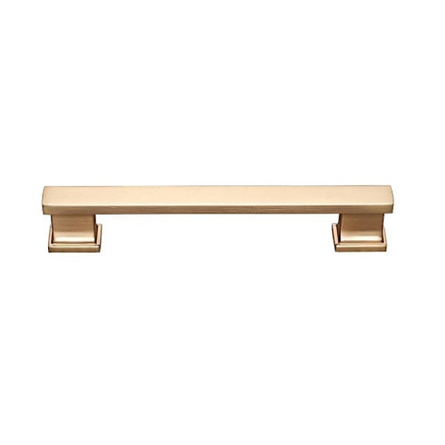 Seasons Hexa 5" Ctc Modern Cabinet Pull, Gold, Package Of 5