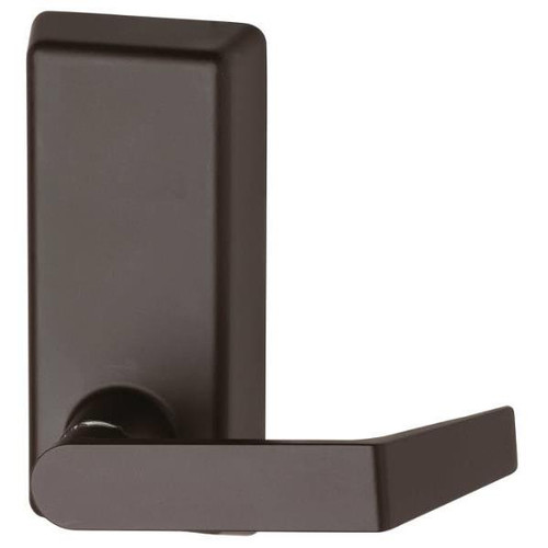 Von Duprin Sprayed Dark Bronze Finish Blank Escutcheon With 06 Lever Trim