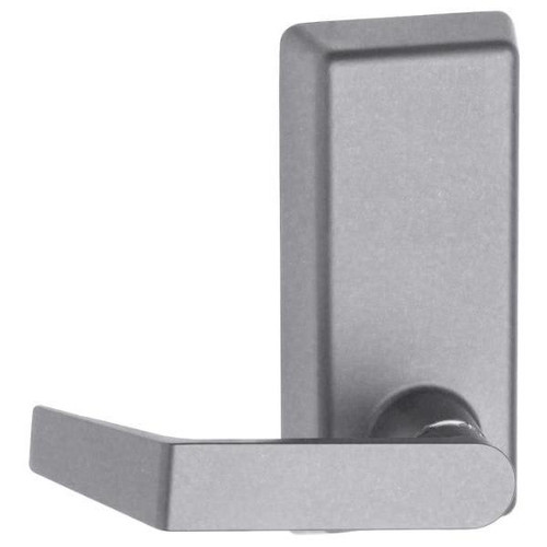 Von Duprin Blank Escutcheon With 06 Lever Trim, Sprayed Aluminum Finish